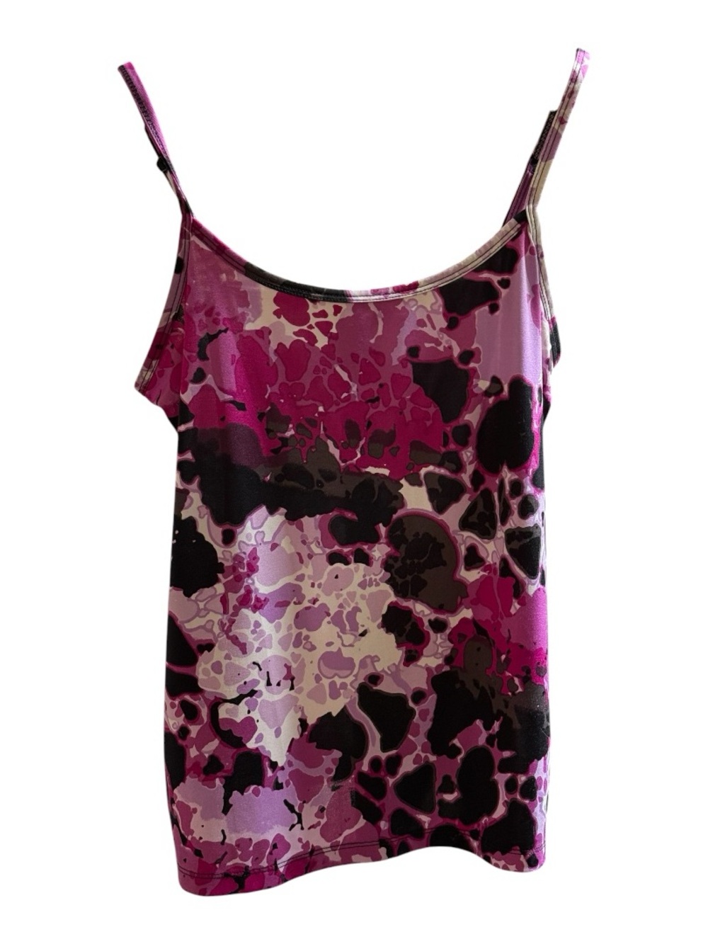 Fashion Bug Pink & Black Abstract Print Camisole - Picture 2 of 4
